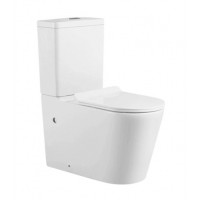 Hot sale WC rimless good price standard back to wall floor mounted two piece toilet