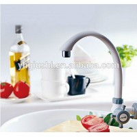 2017 wall type plastic abs long neck cold water kitchen sink cock tap (E-03)